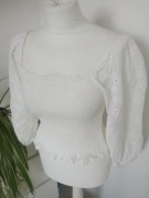 FB Sister biała bluzeczka marszczona r M 