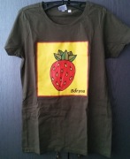 Koszulka TRUSKAWKA, 100% BAWEŁNA, Promo Stars, Bluzka, T-shirt, truskawka