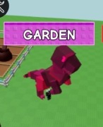 Nightmare T-rex grow a garden