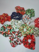 Gumka do włosów scrunchie ŚWIĄTECZNE