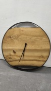 Duży zegar drewniany 70cm średnicy 