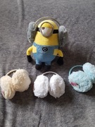 Pluszowe nauszniki szare 2-5 lat