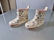 H&M Kalosze Dziecięce Kremowe w Kwiaty Rozmiar 20/21 