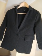 Żakiet damski marynarka czarna rękaw 3/4 poof couture r. S