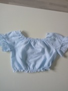 Melville włoska letnia bluzka damska 100% len r S 