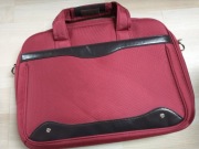 Torba czerwona z przegródkami, na dokumenty