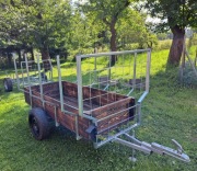 Przyczepka ogrodnicza 3w1 kłonnice skrzynia mauzer