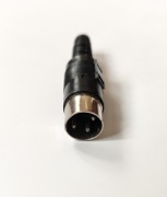Wtyk DIN 390 na kabel Wtyk męski 3-pinowy Złącze DIN390 Wtyczka na przewód