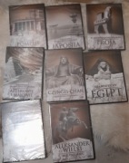 Kolekcja płyt DVD 8szt(Egipt,Troja,Pompeja..(78+)