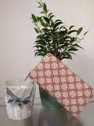 Portfel damski, jasny w kwiatki ! 