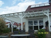 Zadaszenia,tarasy pergole,drewno klejone,egzotyk