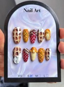 Zestaw Press On Nails Rękodzieło - urocze. Słodkości.Rozmiar S