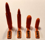 Flaga, znacznik bezpieczeństwa do broni, różny kaliber