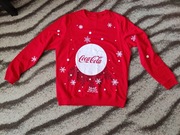 Nowa świąteczna bluza sweter  czerwona Coca Cola XL 42 na święta