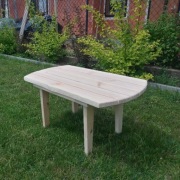 Sosnowy Stolik Na Balkon/Taras