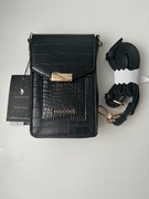 Mała torebka etui na portfel telefon Puccini czarna 