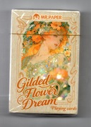 talia 54 szt.  Karty do gry Złote kwiaty