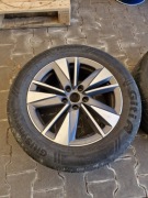 Oryginalne Koła lato Alufelgi Skoda Karoq 17 cali +oryginalne nakładki aero