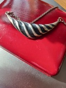 Choker srebro emalia