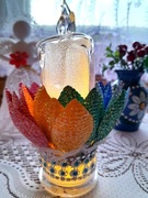 Świeca LED Kwiat Lotosu – lampa dekoracyjna