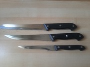 Komplet noży kuchennych 3 sztuki (2 noże 31cm i 1 nóż 25cm długości)