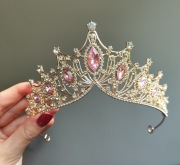 Diadem, tiara, ozdoba na głowę, korona ślubna