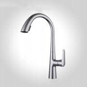 BATERIA KUCHENNA NIKIEL SZCZOTKOWANY WYCIĄGANA WYLEWKA 360° PREMIUM REA