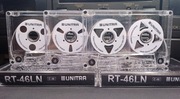 Zestaw trzech kaset UNITRA.biały.reel to reel.reel2reel.