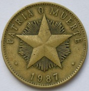 Kuba 1 peso 1987