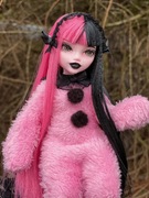 monster high lalka draculaura g3 ooak custom repaint