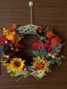 Stroik jesienny na drzwi