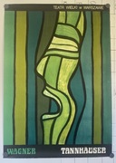 Jan Lenica -Tannhauser-plakat do opery R.Wagnera z 1973