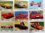 Obrazki z gumy Turbo pierwsza seria 72 sztuki+gratisy