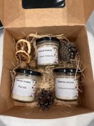 Zestawy własnoręcznie robionych świeczek