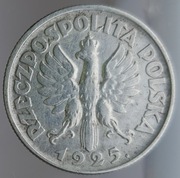 1 złoty 1925, Londyn, kropka po dacie – PIĘKNE