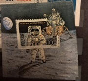 Znaczki kolekcjonerskie - wyprawa na księżyc