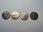 Monety USA 25 centów - Stany zestaw 