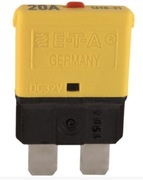 10x AUTOMATYCZNY BEZPIECZNIK TERMICZNY E-T-A UNI 20A 1610-21