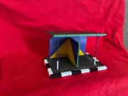 przystanek autobusowy z lat 60.-80. XX wieku skala 1:43