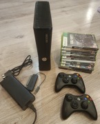 Xbox 360 s 2pady + 9 gier i kilka gier na dysku