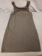 Sukienka elegancka 110-116 szara