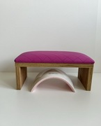 Podpórka poduszka pod dłoń do manicure | ekoskóra | miejsce na lampę UV