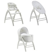 Baby Dan Angel 3w1: łóżeczko, leżaczek i krzesełko