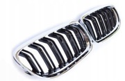 GRILL (NERKI) BMW E90 08-11 PODWÓJNE BLACK CHROM