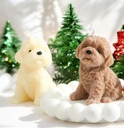 Pachnąca świeczka, piesek BIAŁY 