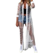 Narzutka sukienka plażowa koszula tunika pareo