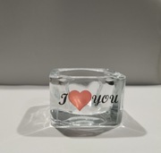 Świeczka na walentynki.