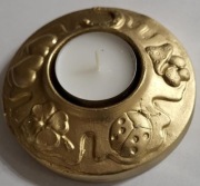 Świecznik gipsowy, figurka gips, ozdobna