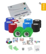 Bandaż elastyczny kohezyjny dla zwierząt Bodhi&Digby 5cm x 4,5m mix kolorów