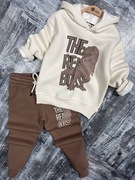 Komplet ocieplany dinozaur